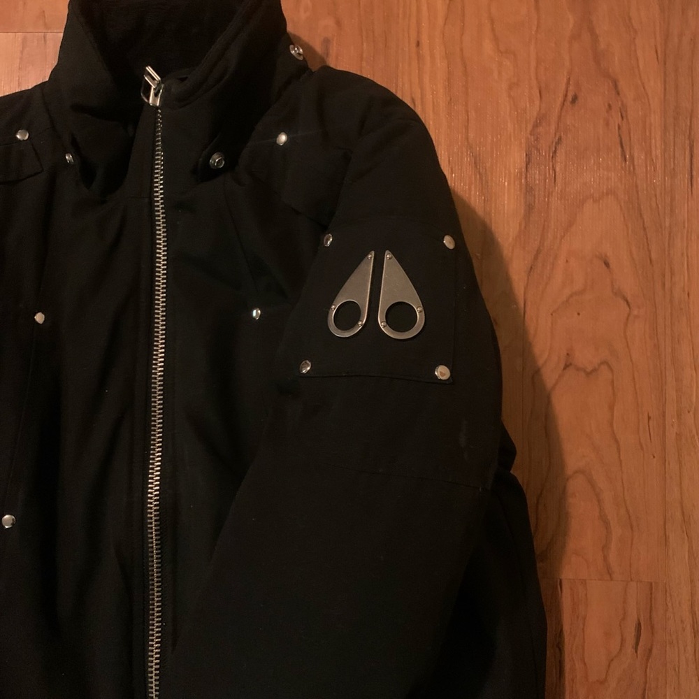Boys Moose Knuckles Jacket Black Size: XL